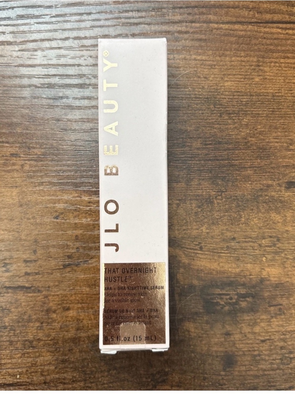 JLO Beauty That Overnight Hustle AHA + BHA Nighttime Serum .5 fl oz